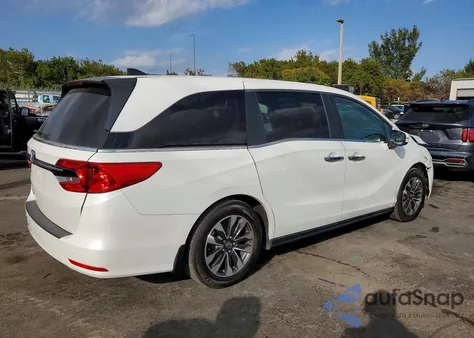 2022 Honda Odyssey Exl z USA, uszkodzony, nr VIN 5FNRL6H73NB034963